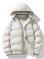 Men's Plus Size Hooded Padded Winter Coat - Farnelli