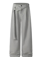 Men's High-Waisted Wide Leg Pants - Farnelli