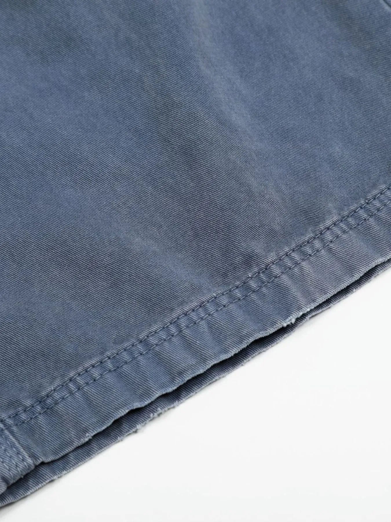 Men's Wide-Leg Cargo Jeans with Side Pockets - Farnelli