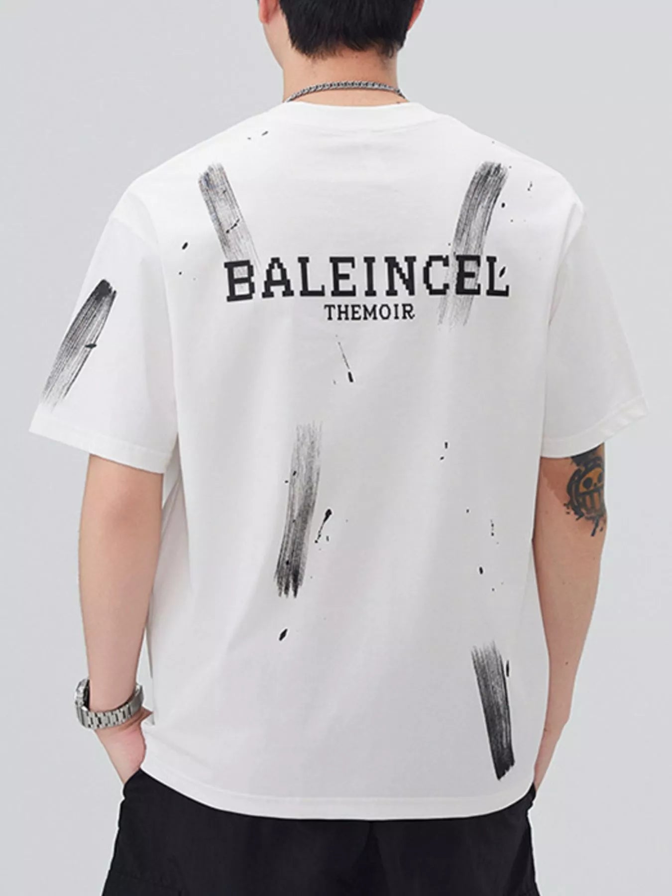 Men's Plus Size Round Neck Short Sleeve T-Shirt - Farnelli