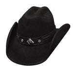 Bullhide Horsing Around shapeable wool children's hat by HatCountry with a playful equestrian design