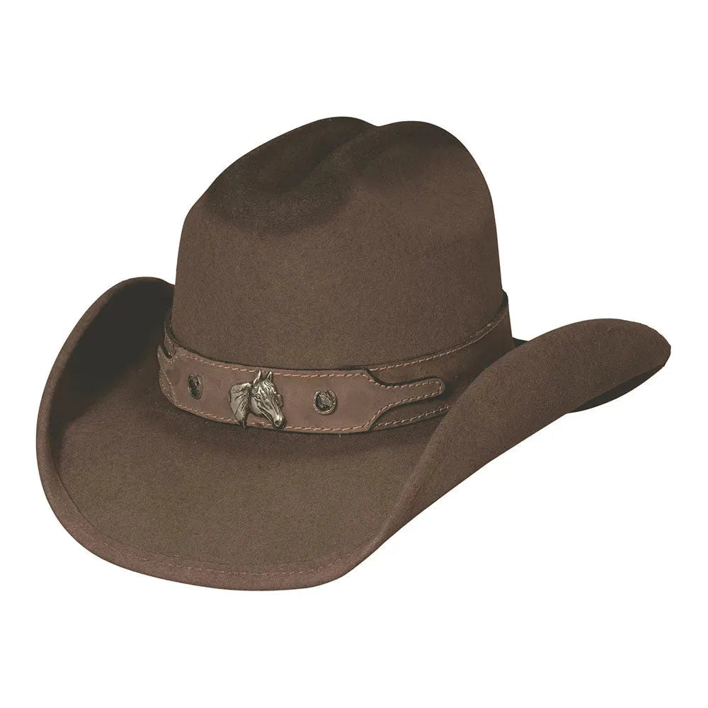 Bullhide Horsing Around shapeable wool children's hat by HatCountry in a classic western style