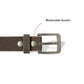 Dark Brown Nubuck Belt