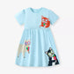 Children's Cartoon Animal Casual Dress - Farnelli