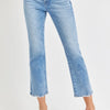 RISEN Full Size Low Rise Crop Slim Straight Jeans - Medium