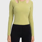 Millennia Halter Neck Long Sleeve Sporty Top - Farnelli