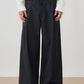 Men's Wide Leg Pleated Pants - Farnelli