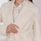 Pre-Order. Re-Stock Ships September 30. Astoria Classic Wraparound Wool Blend Overcoat in Ivory