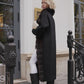 Brackley Alaska® Outerwear Company genuine polar fox fur double-face coat in a full-length design