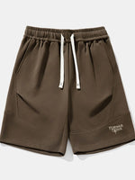 Men's Plus Size Drawstring Shorts with Pockets - Farnelli