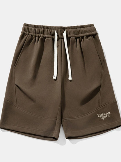 Men's Plus Size Drawstring Shorts with Pockets - Farnelli