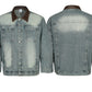 Men's Button Up Long Sleeve Denim Jacket - Farnelli