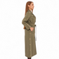 Jackie Trench Coat in Olive