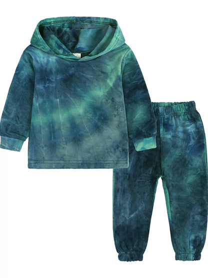 Children's Tie-Dye Hoodie and Pants Set - Farnelli