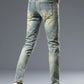 Men's Distressed Slim Fit Jeans - Farnelli