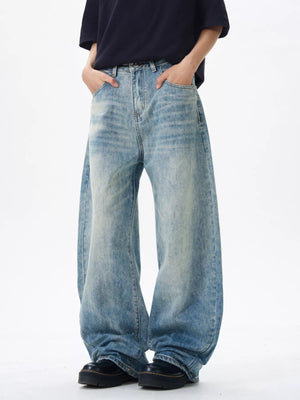 Men's Wide Leg Jeans - Farnelli