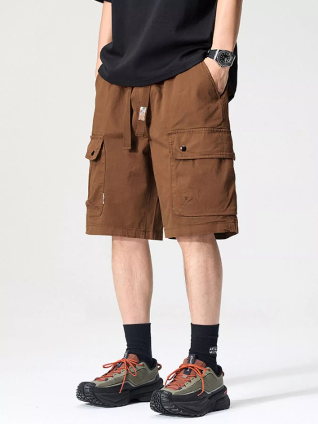 Men's Loose Fit Cargo Shorts - Farnelli