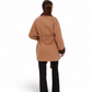 Sandro Cashmere Blend Overcoat in Camel