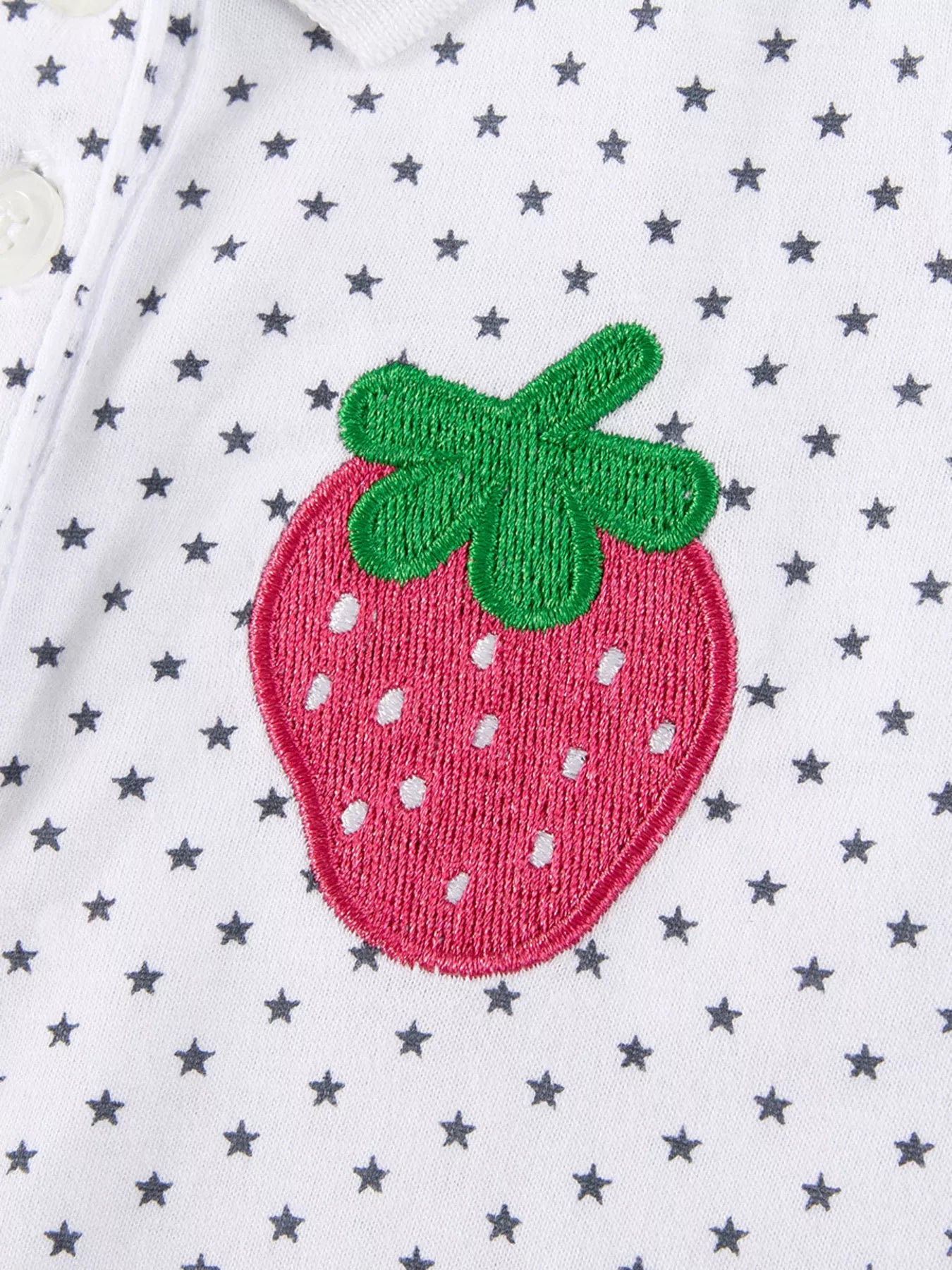Children's Strawberry Polka Dot Polo - Farnelli