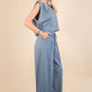 VERY J Solid Woven Top & Pants Set - Farnelli