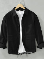 Men's Plus Size Button Up Long Sleeve Shirt - Farnelli