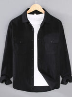 Men's Plus Size Button Down Collared Neck Shirt - Farnelli