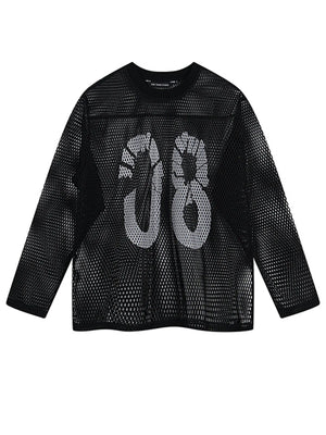 Men's Mesh Long Sleeve Top - Farnelli