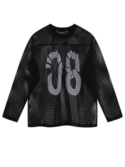 Men's Mesh Long Sleeve Top - Farnelli