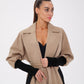 Pre-Order. Re-Stock Ships September 25. Miru Trench Coat in Camel