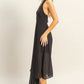 HYFVE Chiffon Halter Asymmetrical Hem Dress - Farnelli
