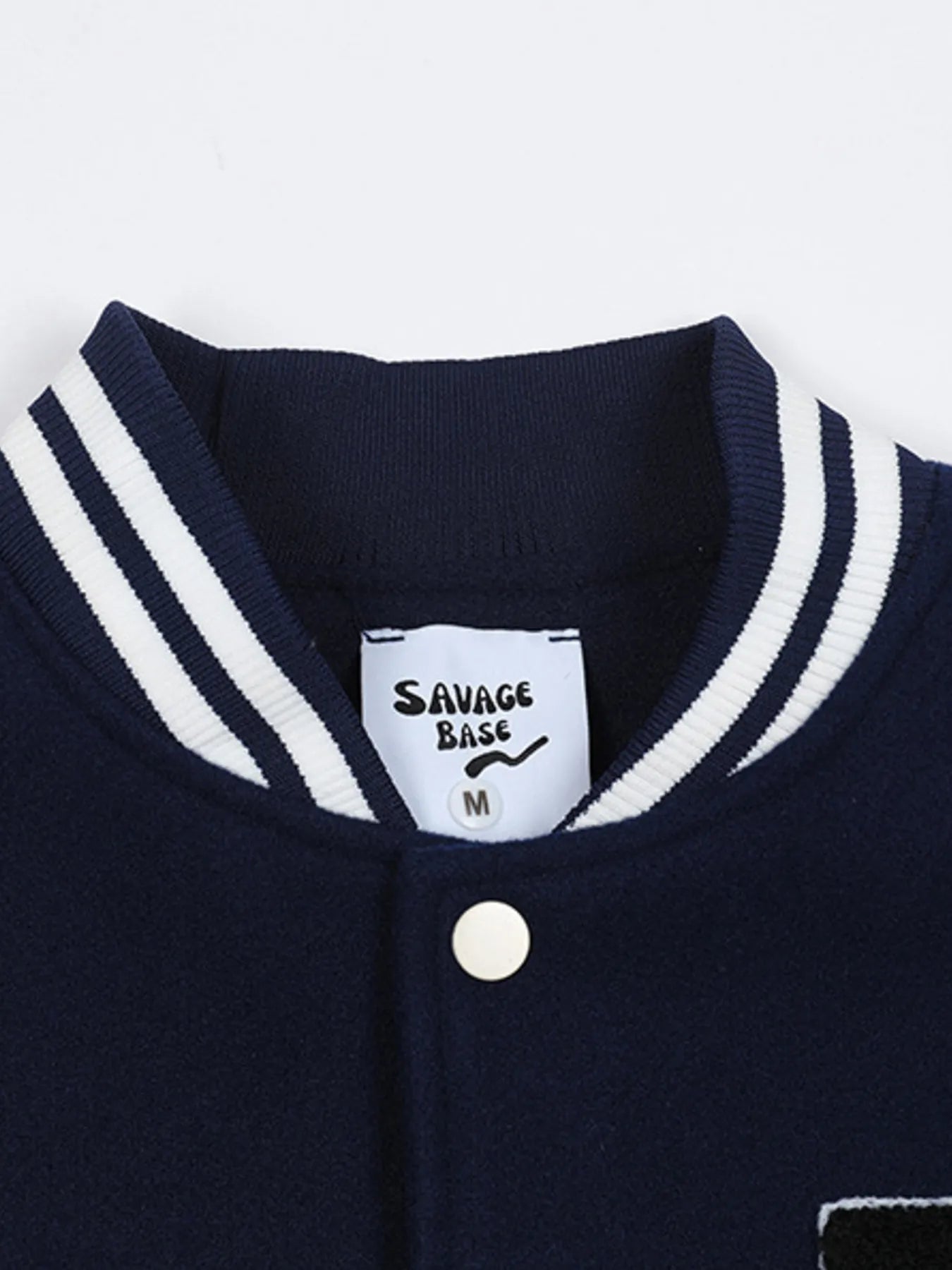 Men's Baseball Bomber Jacket with Patches - Farnelli