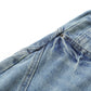 Men's Washed Wide Leg Denim Shorts - Farnelli