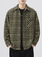 Men's Plus Size Button Up Shirt with Chest Pocket - Farnelli