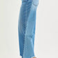 RISEN Full Size Slouchy Cropped Barrel Jeans with Contrast Wash Plus Size - Farnelli