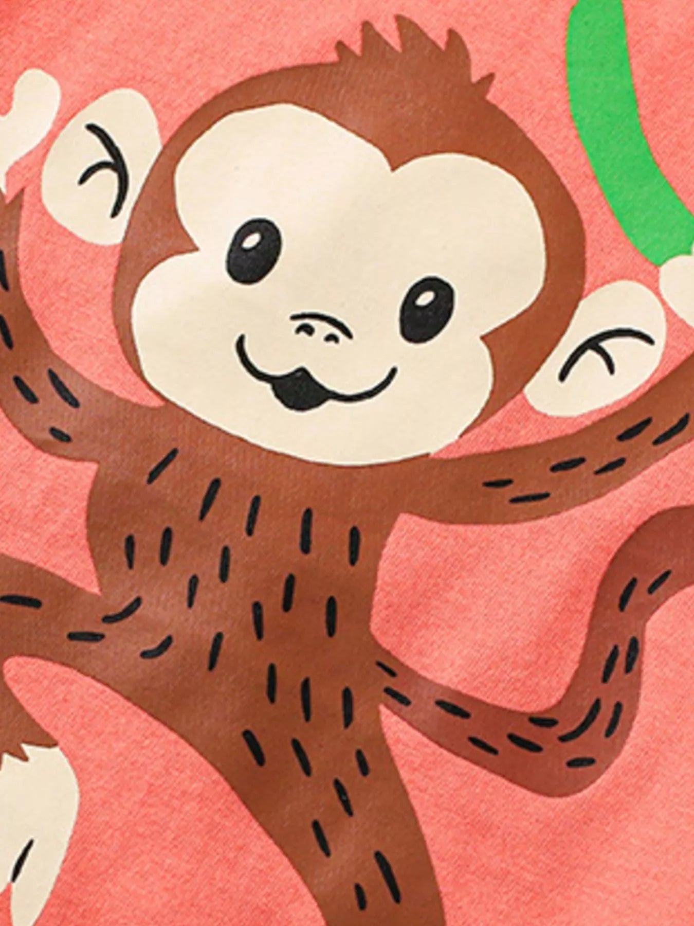 Children's Monkey Graphic Short Sleeve T-Shirt - Farnelli