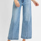 RISEN Full Size High Rise Crop Wide Leg Jeans Plus Size - Farnelli