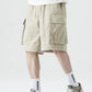 Men's Plus Size Drawstring Wide Leg Cargo Shorts - Farnelli