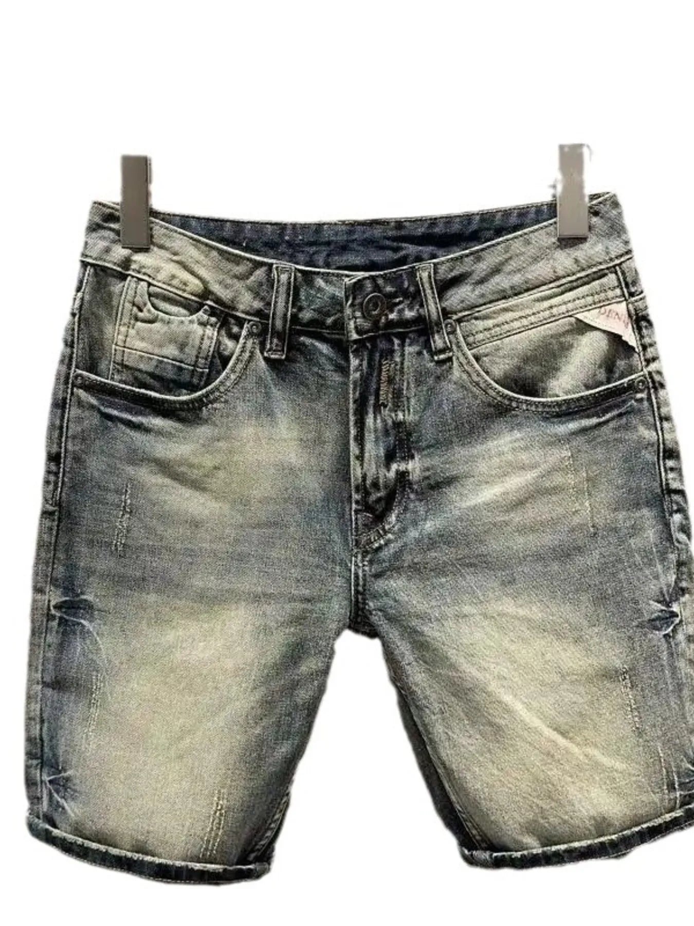 Men's Washed Denim Shorts - Farnelli