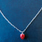Silver Strawberry Fields Forever Necklace