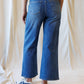 High Rise Seamed Wide Leg Ankle