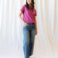 Super High Ankle Wide Leg Flattering Seam