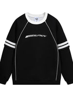 Men's Round Neck Raglan Sleeve Sweatshirt - Farnelli