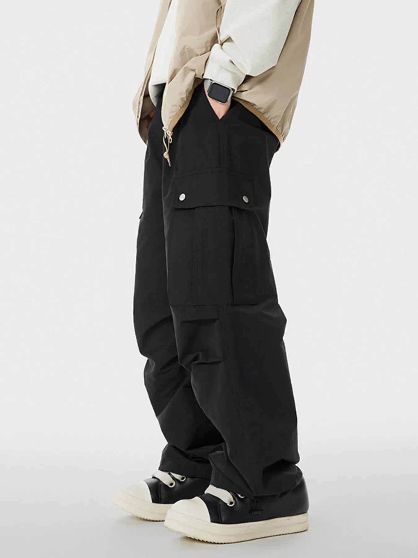 Men's Wide Leg Cargo Pants - Farnelli
