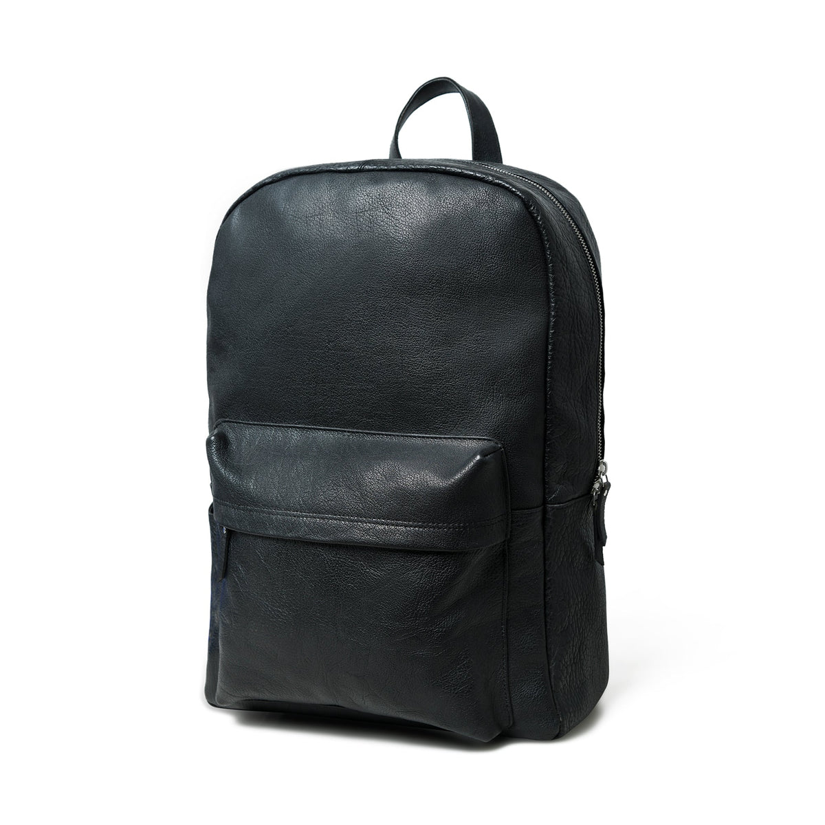 Classy Leather Bags NoirTrek Leather Backpack 1.0 with sleek black leather, adjustable straps, and multiple compartments.