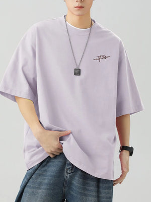 Men's Plus Size Round Neck Half Sleeve T-Shirt - Farnelli