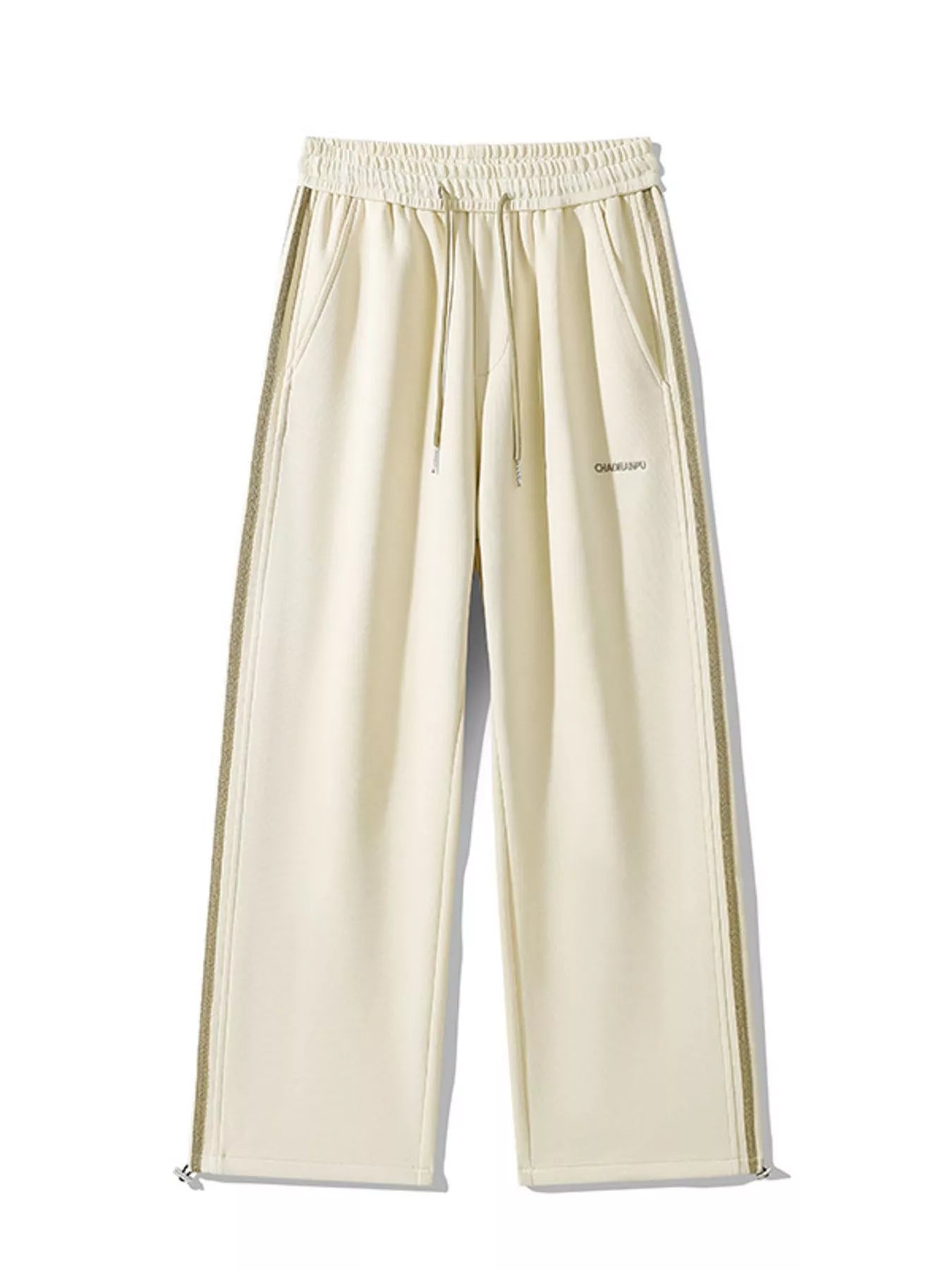 Men's Plus Size Casual Striped Wide Leg Sweatpants - Farnelli