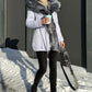 Genuine Silver Fox Fur Trim Rabbit Fur Insulated Parka