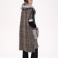 Alaska Outerwear Company Saga Furs silver fox wool cashmere coat in a luxurious full-length design