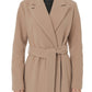 Arden Classic Wraparound Overcoat in Latte