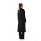 Cambridge Comfort Wraparound Wool Cashmere Coat in Black